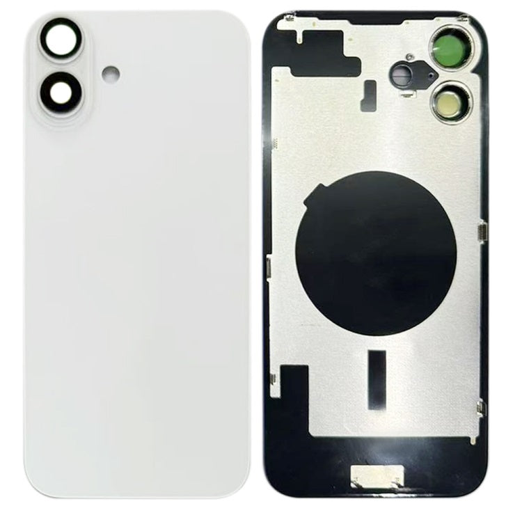 Back Glass Panel for for Apple iPhone 16 White with Camera Lens - EGFix Back Glass Panel for for Apple iPhone 16 White with Camera Lens - EGFix